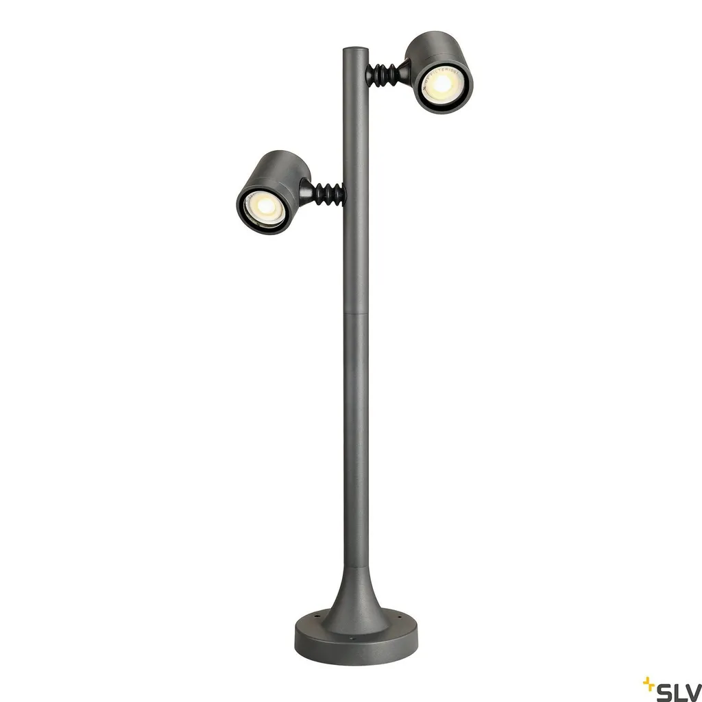 Éclairage Extérieur Double Faisceau NEW MYRA Anthracite IP44 GU10