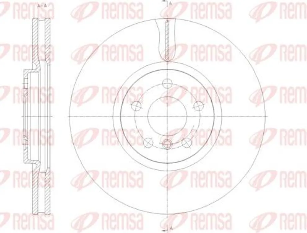 Disque de frein 61789.10 anti-vibration pour Mini - Remplace 34116865711