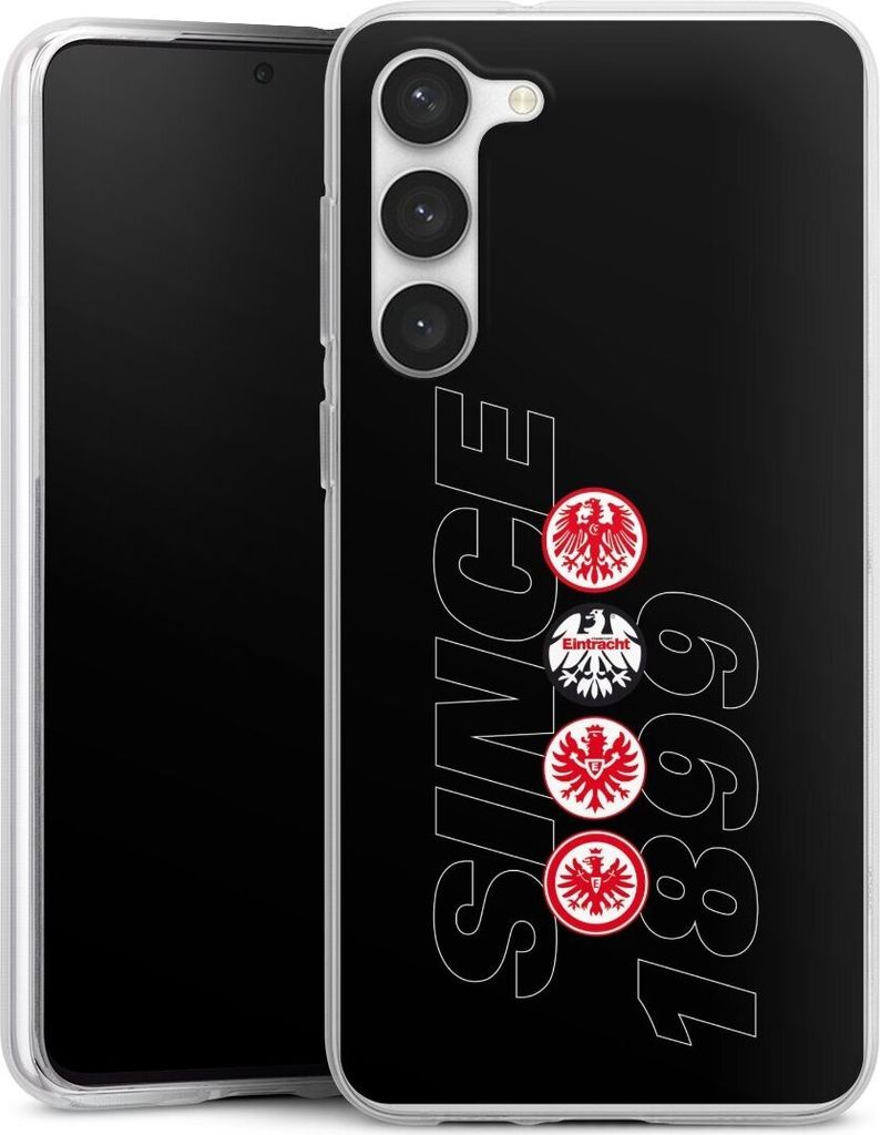 DeinDesign Handyhülle für Samsung Galaxy S23+ Silikon Hülle Case Smartphone Schutzhülle Adler Eintracht Frankfurt Logo