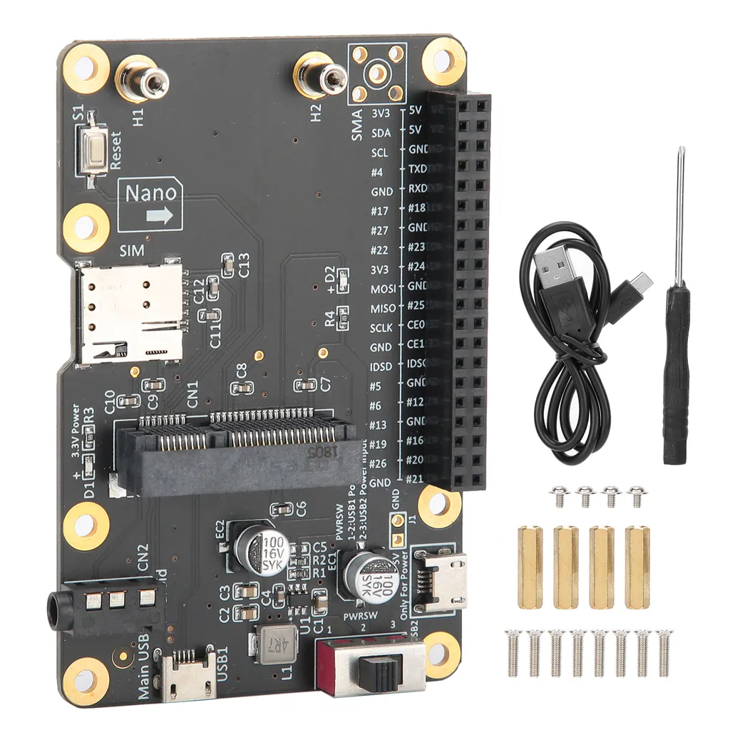 Modulo HAT 4G LTE per Raspberry Pi 4 - Bridge USB SIM Industriale