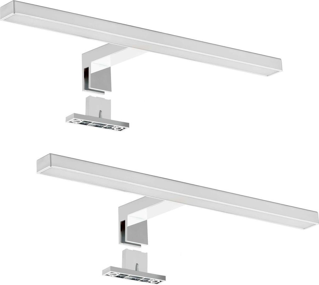 2x LED Spiegelleuchte Schrankleuchte Klemmleuchte Bad Produktbild 