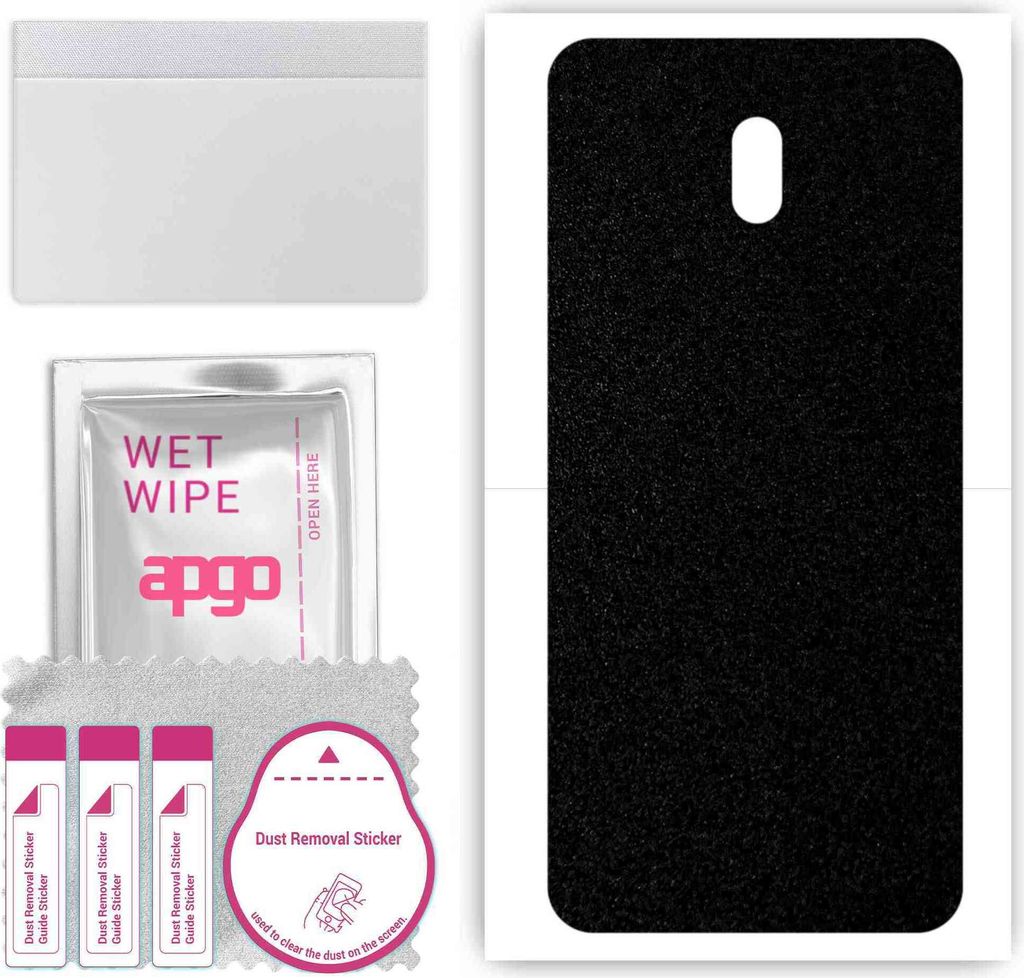 apgo Rückseite Schutzfolie, Skin, kompatibel mit Xiaomi Redmi 8A Pro, Hinten Displayschutzfolie aus Vinylfolie, kratzfest, einfache Montage - Matt...