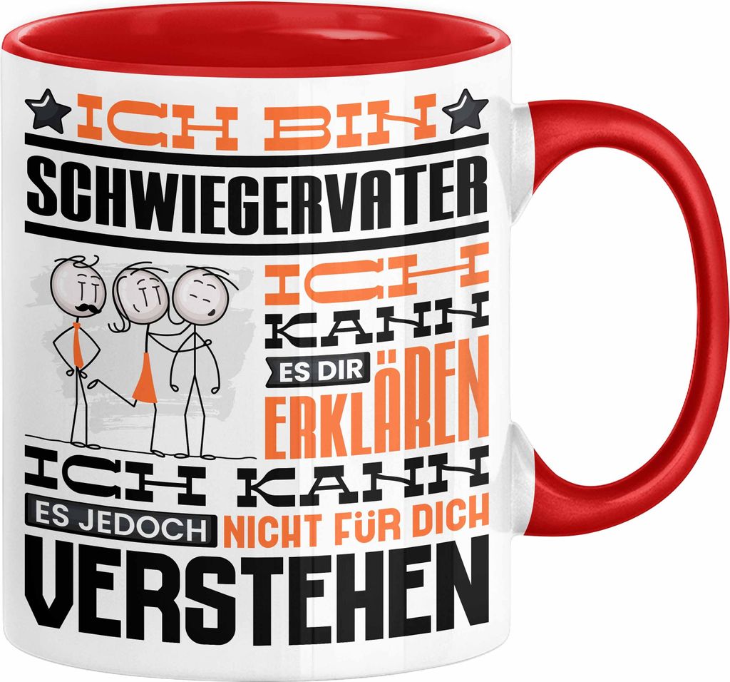Schwiegervater Geschenk Kaffee-Tasse Geschenkidee für Schwiegervater Ich Bin Schwiegervater Ich Kann Es Dir Erklären Jedoch Nicht Für Dich Verst...
