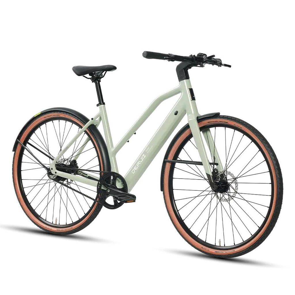 E-Bike Cityrad Turmali 48.5&52&58cm Ebikefür Damen und Herren 1 Gang, Heckmotor, 360 Wh, 36v großer Kapazität, nur 18,5kg, Stadtetauglich