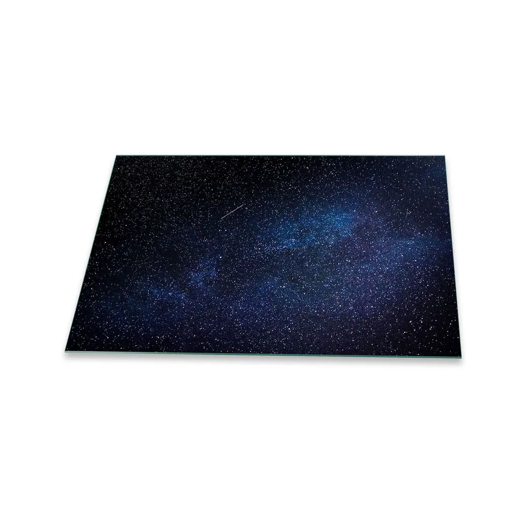Piastra Vetro Blu 80x52 per Piano Cottura Ceramica e Induzione