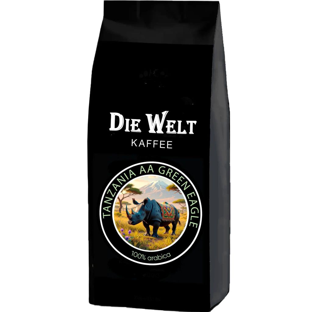 Die Welt Kaffee Tanzania AA Green Eagle Kaffeebohnen 1000g