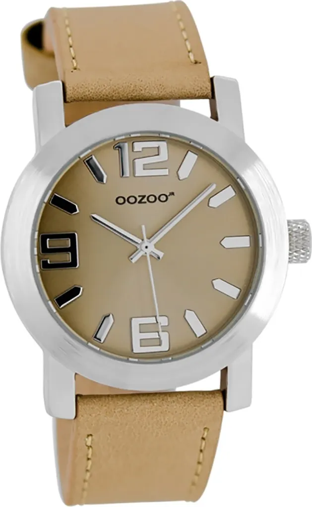 Montre Oozoo JR201 Bracelet Cuir Beige : Style Junior Chic et Analogique