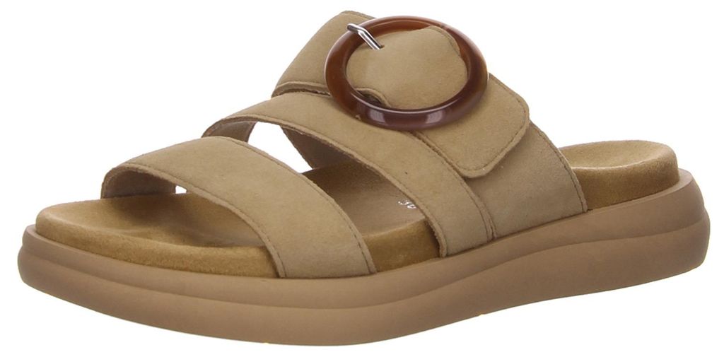 Remonte Pantoletten,Abs.b.35mm, m.Fußbett in beige, Gr. 39 Produktbild 