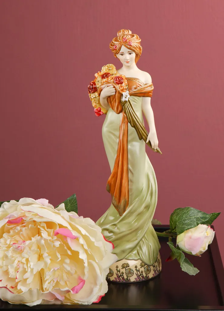 Objet de collection Mucha Printemps Goebel : Idée Cadeau Art de Luxe - 8