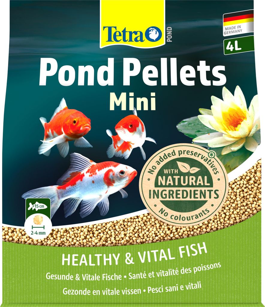 Tetra Pond Pellets Mini, Fischfutter für kleine Produktbild 