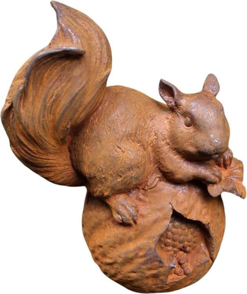 Gartenfigur Eichhörnchen groß