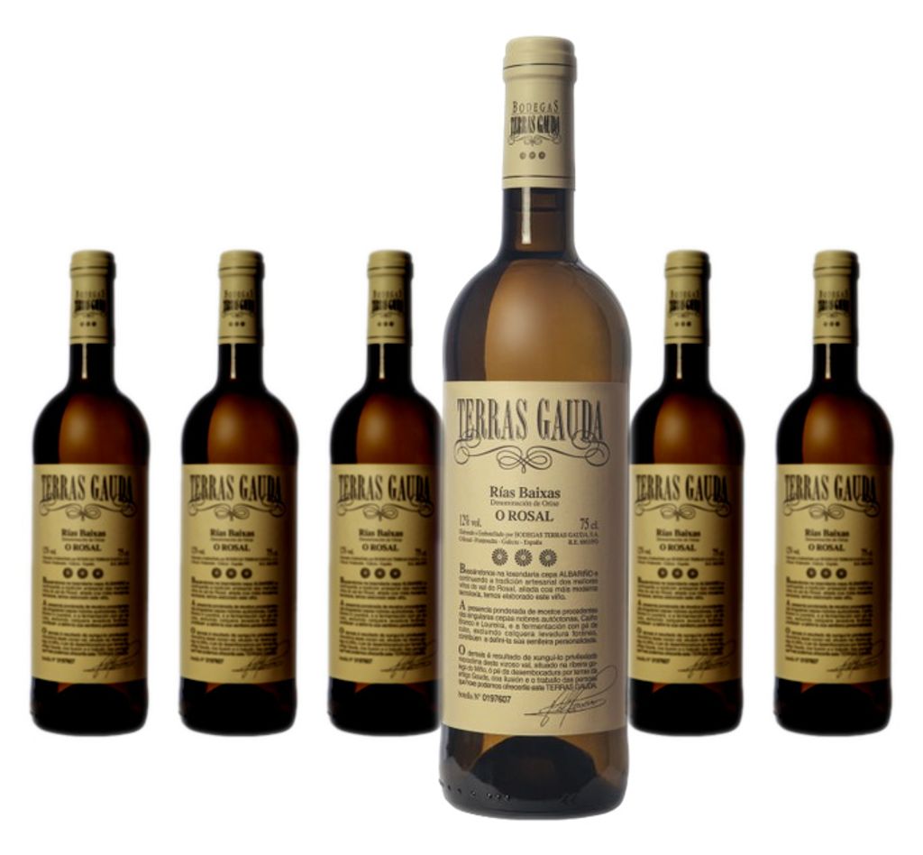 6 x Terras Gauda - O Rosal - Albarino Rias Baixas D.O. Produktbild 