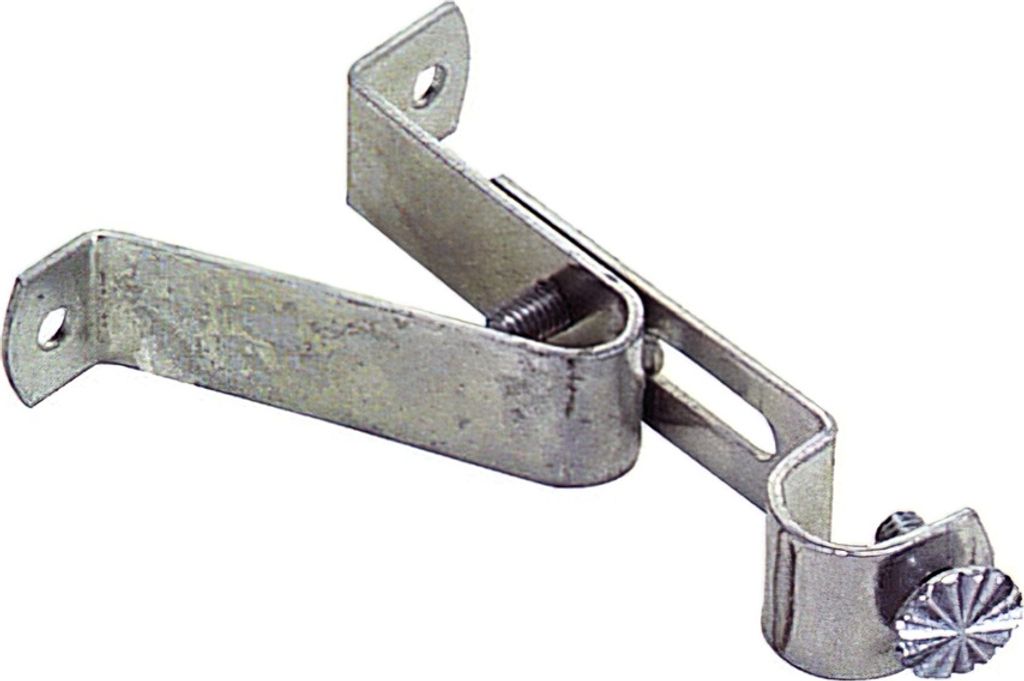 ORYX Stangenhalter 12 mm Ø Chrom vorne ausziehbar