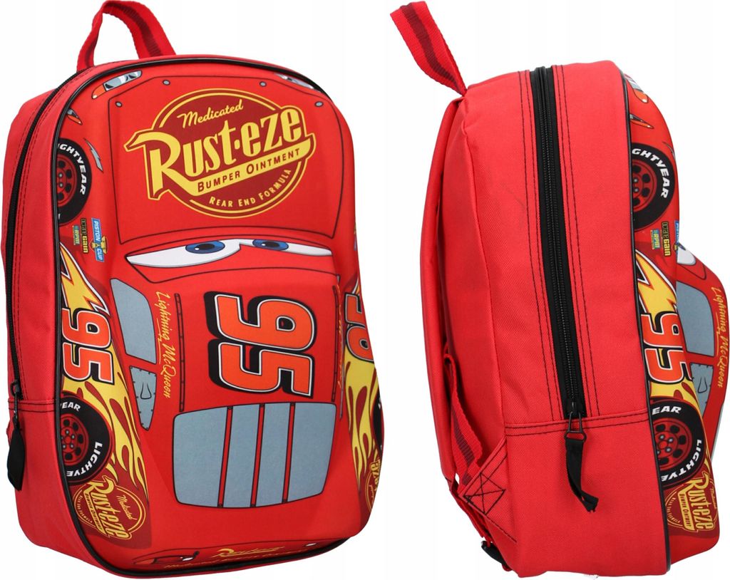 CARS Kindergartenrucksack Lightning McQueen Vadobag 3D Produktbild 