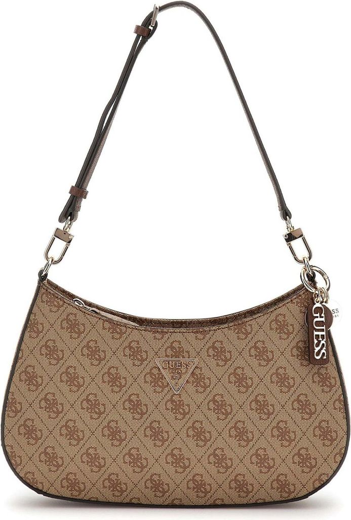 GUESS NOELLE TOP ZIPSHOULDE Brown Produktbild 