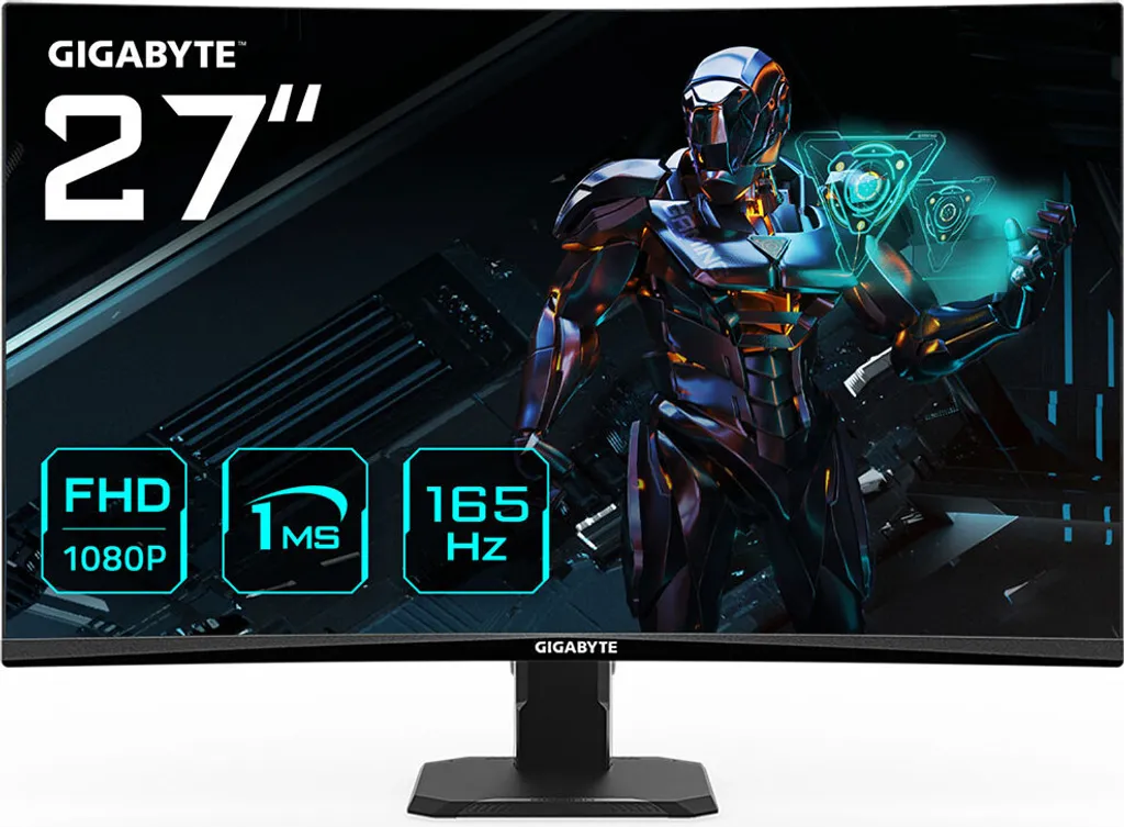 Écran Gamer 27" Gigabyte GS27F Idéal pour FPS et E-Sport 165Hz 1ms Full HD