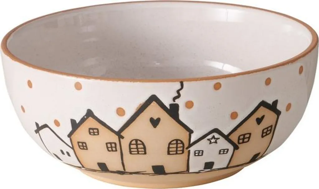 Insalatiera Ceramica INKEN Ø23cm - Minimalismo Nordico Funzionale