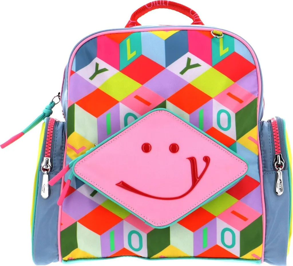 Sac à dos scolaire et loisirs Oilily rose multicolore pour fille active