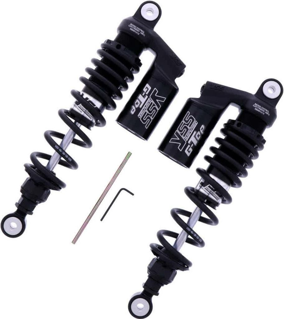 YSS verstellbare schwarze Hinterstoßdämpfer RG362-335TRCL-11-B für Royal Enfield Shotgun