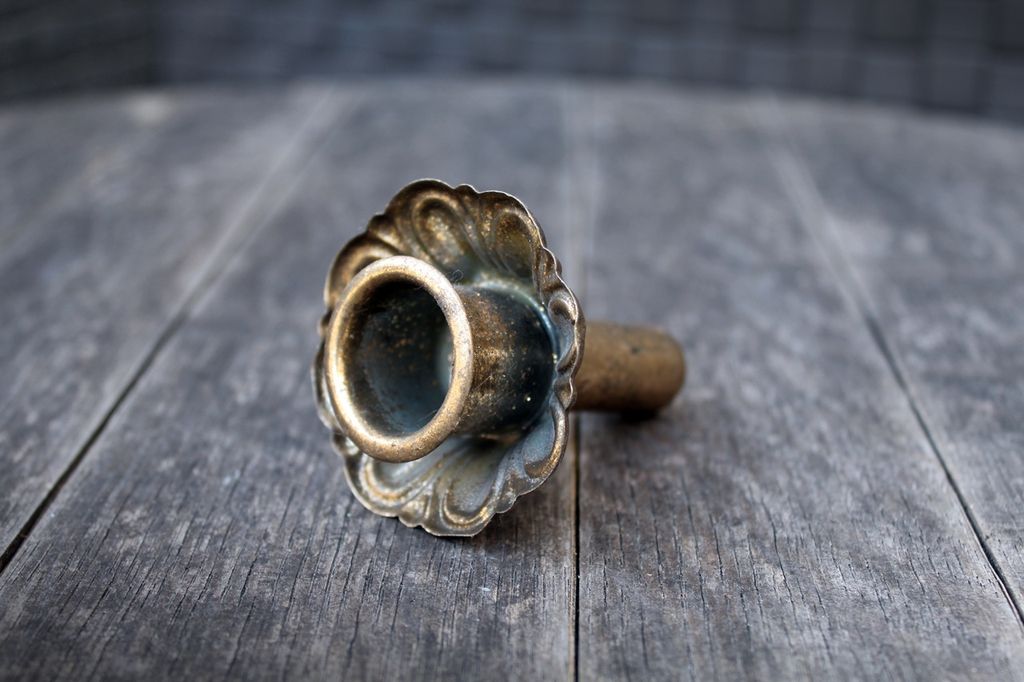 Steck Kerzenhalter gold Nostalgie Produktbild 