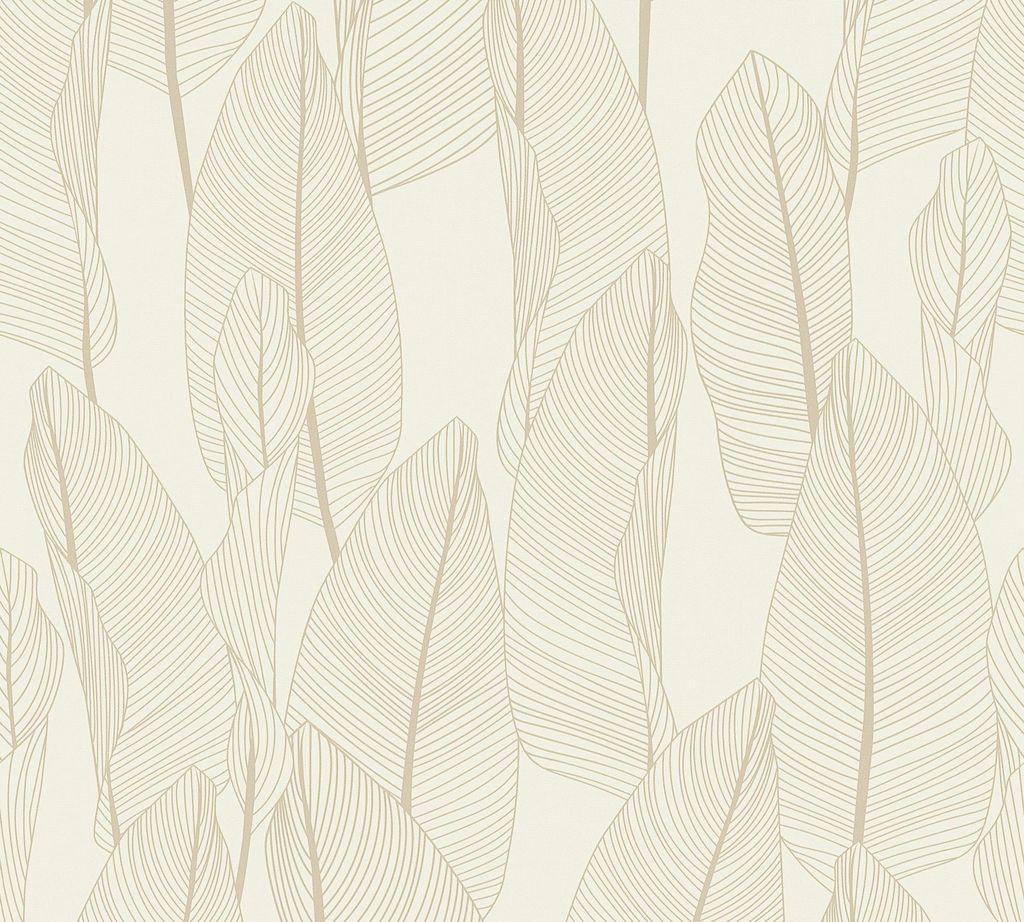 A.S. Création Blumentapete Exotic Life florale Tapete Vliestapete beige creme grau 10,05 m x 0,53 m