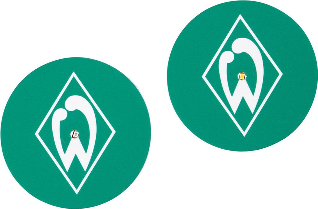 Zestaw 2 neutralnych podstawek LED Werder Bremen SVW Zdjęcie produktu 