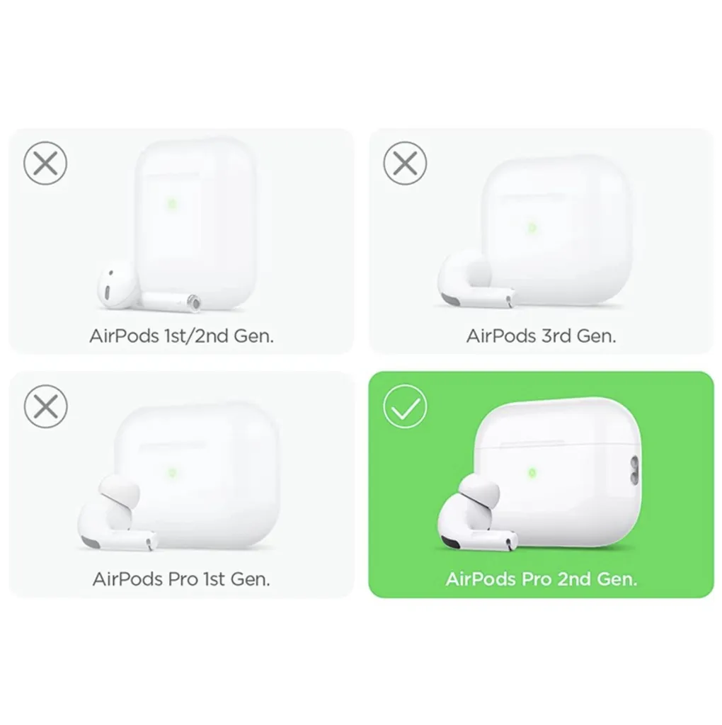 Miglior Prezzo Elago Custodia AirPods Pro 2 Silicone Lavanda - 5