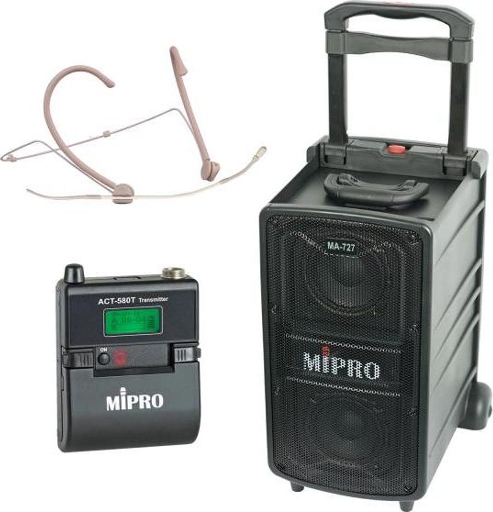 Mipro MA-727 inkl Empfangsmodul Bundle mit Headset