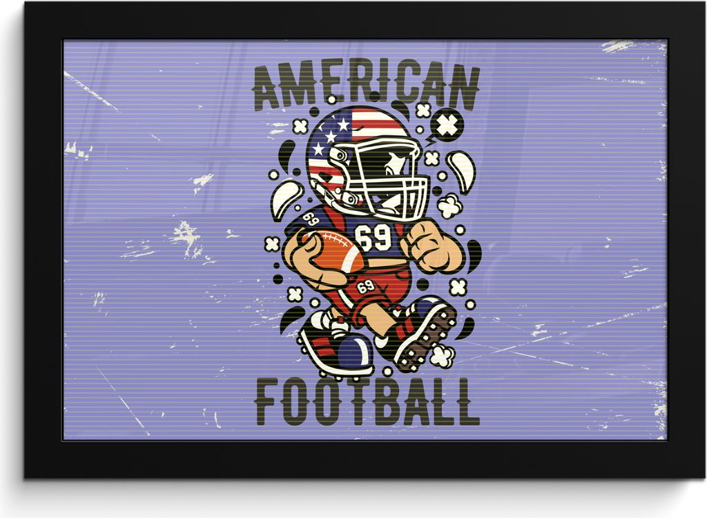 MuchoWow® MuchoWow® Gerahmtes Poster Fußball - Amerika - Produktbild 