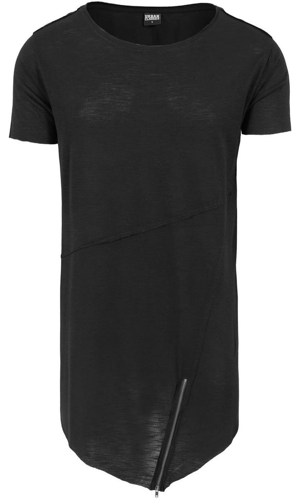 Urban Classics - T-Shirt Offene Kante für Herren TN390 (XS) (Schwarz)