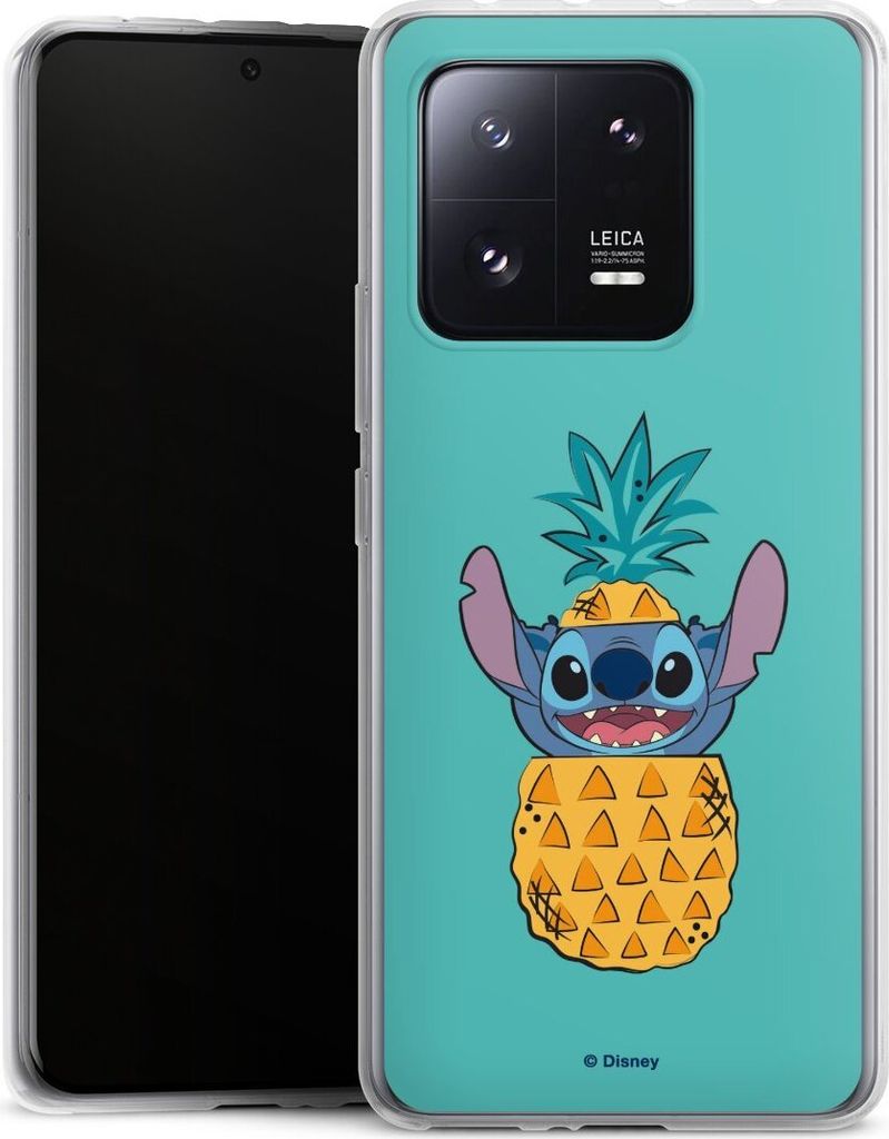 DeinDesign Handyhülle für Xiaomi 13 Pro Silikon Hülle Case Smartphone Schutzhülle Ananas Disney Lilo & Stitch