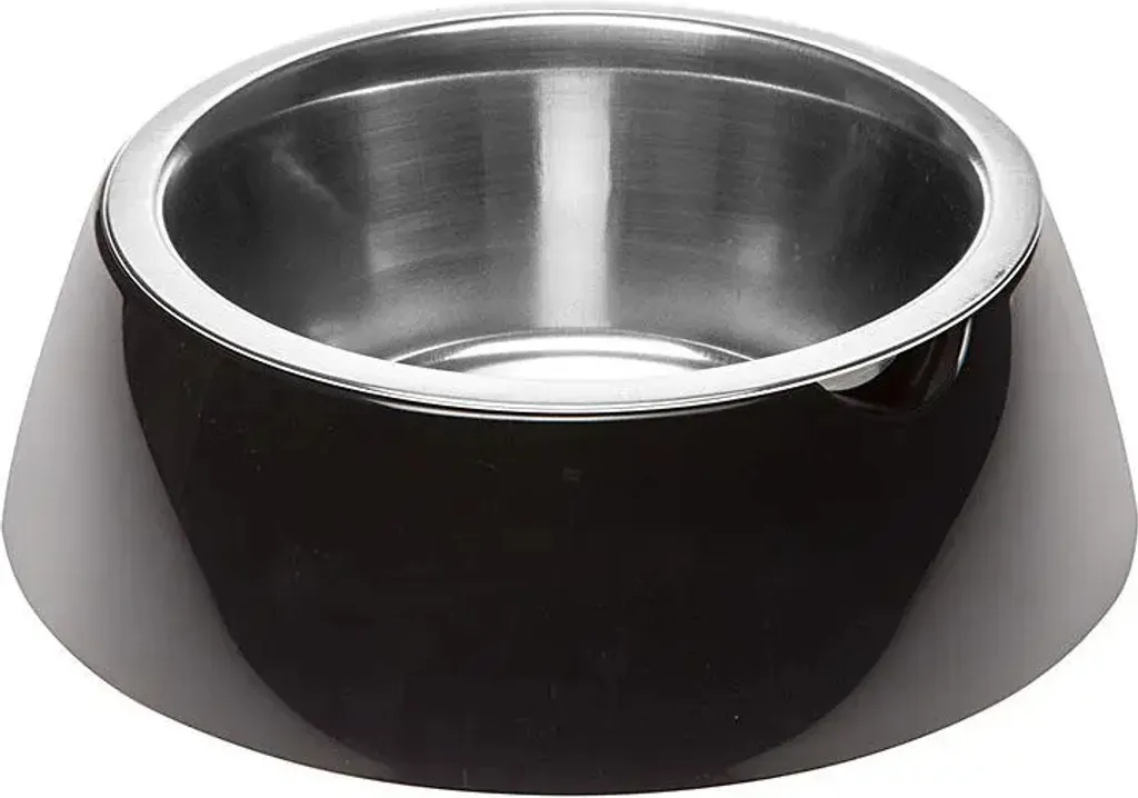 Accessoire Repas Chat et Petit Chien Ferplast Jolie - Gamelle 500 ml Noire