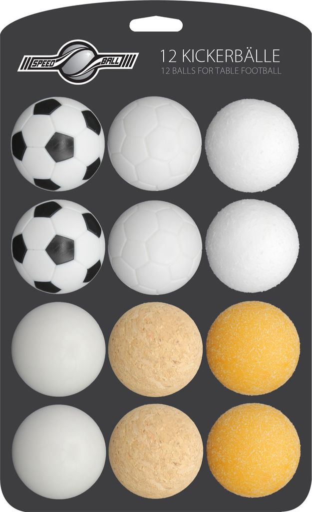 12x Stück Speedball Profi Kickerbälle für Tischfussball Produktbild 3