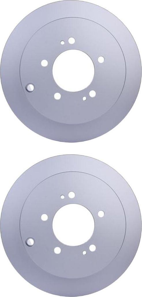 2 Bremsscheiben voll Ø 80 mm 10 mm HELLA für u.a. MITSUBISHI OUTLANDER