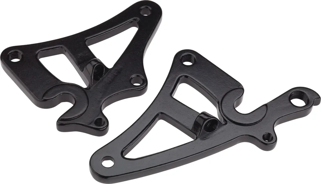 Patte de Dérailleur Salsa Alternator 1.0 Noire Axe M12 Gauche Robuste