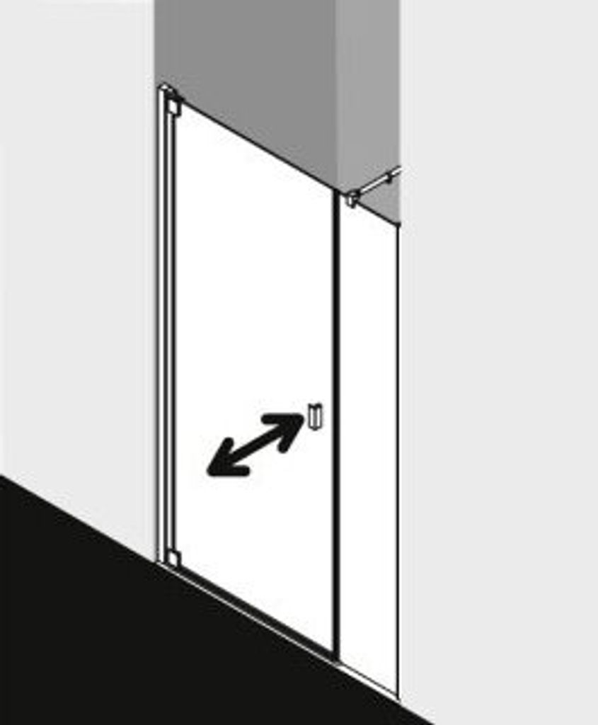 Kermi RA1OL120181UK Pendeltür RAYA 1OL 1200x