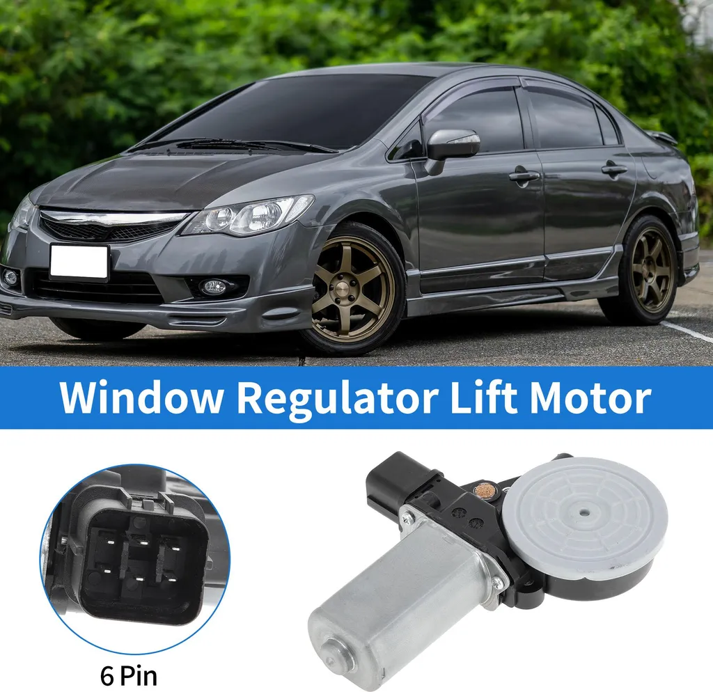 Mécanisme Moteur Lève-Vitre Électrique pour Honda Civic 2006-2011 12V