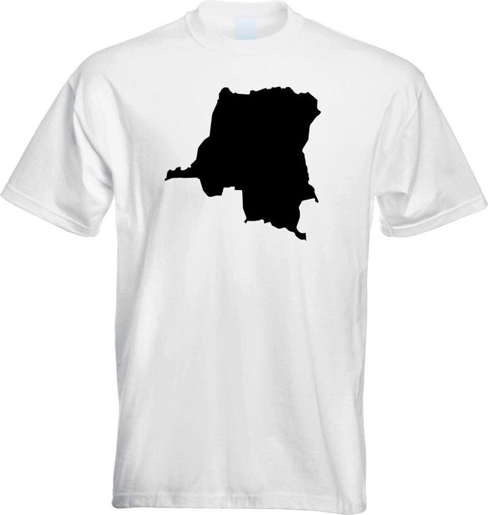 Kiwistar - T-Shirt - Weiss - Kongo, Demokratische Republik Herren Funshirt Bedruckt Design Sprüche Spruch Motive - mit Motiv Bedruckt - Funshirt D...