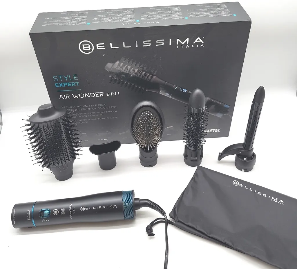 Brosse à air chaud Bellissima modeleur multifonction céramique argan
