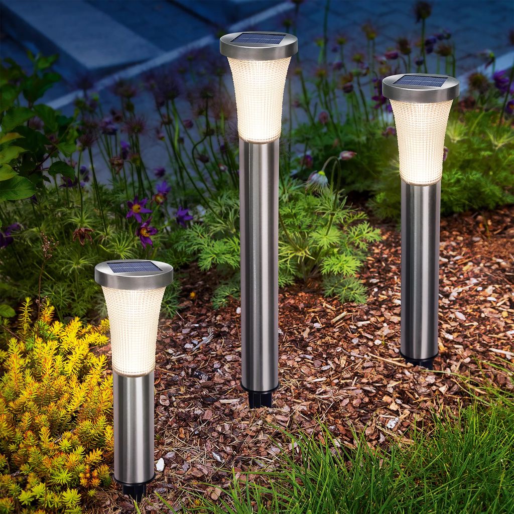 esotec Solar lampe enfichable PADUA en set de 3 lampes Image du produit 
