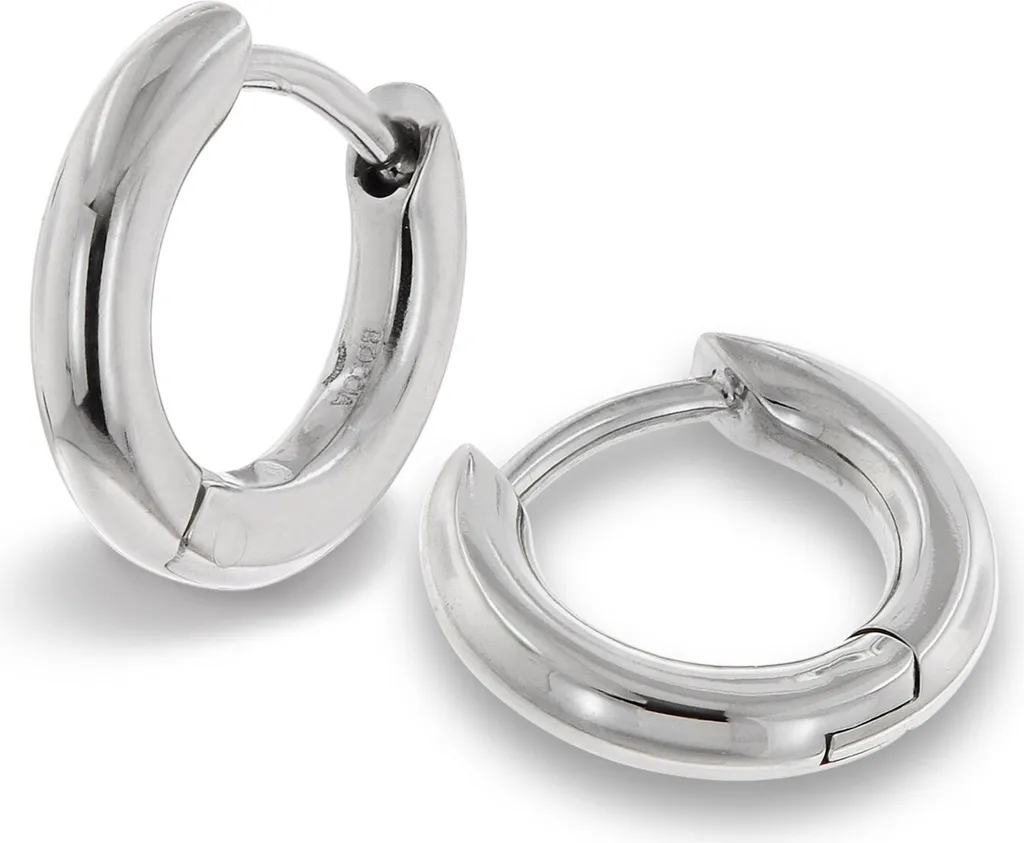 Boccia 05085-01 Créoles en Titane Pur pour Femme - Boucles d'Oreilles