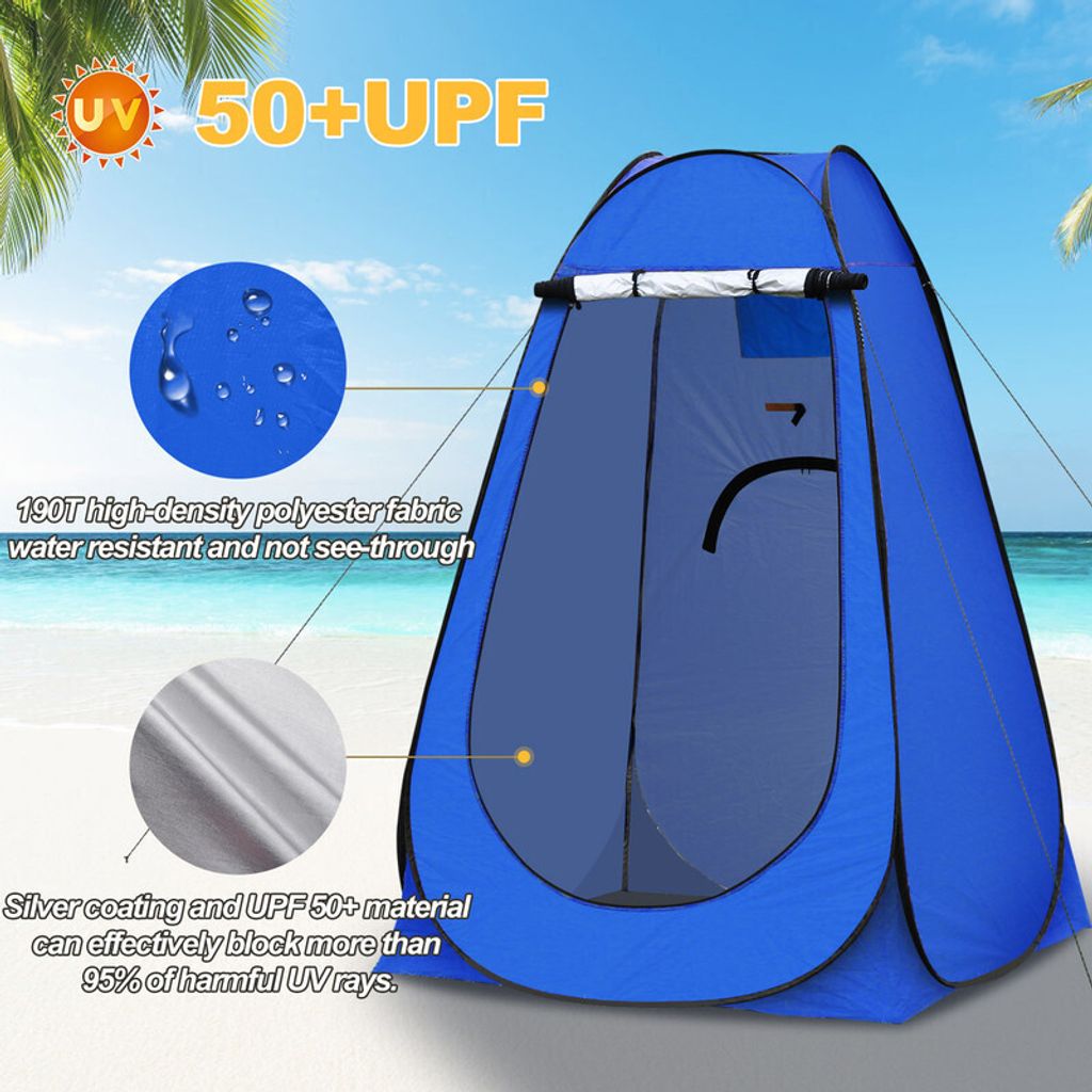 CLIPOP Pop up Duschzelt, Campingzelt, mit Tragetasche für Produktbild 8