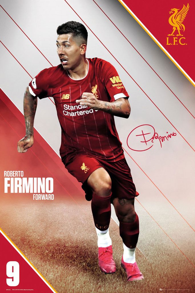 Fußball - Poster - FC Liverpool - Firmino 19/20