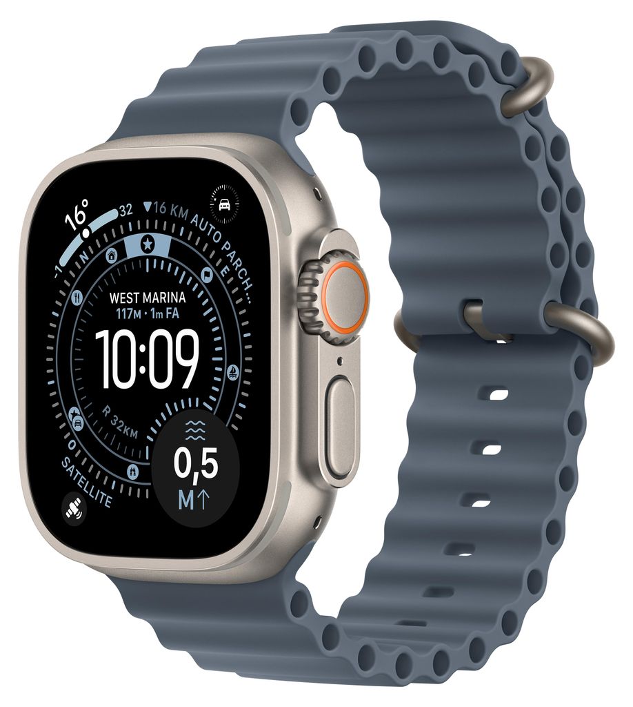 Apple Watch Ultra 3 49mm Titan Natur GPS + Cellular Ocean Produktbild 