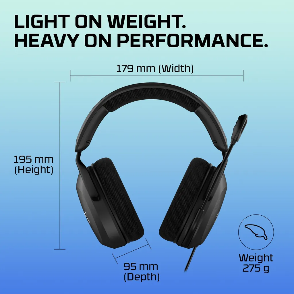Casque HyperX Cloud Stinger II Core pour Jouer sur Console et PC Noir - 23