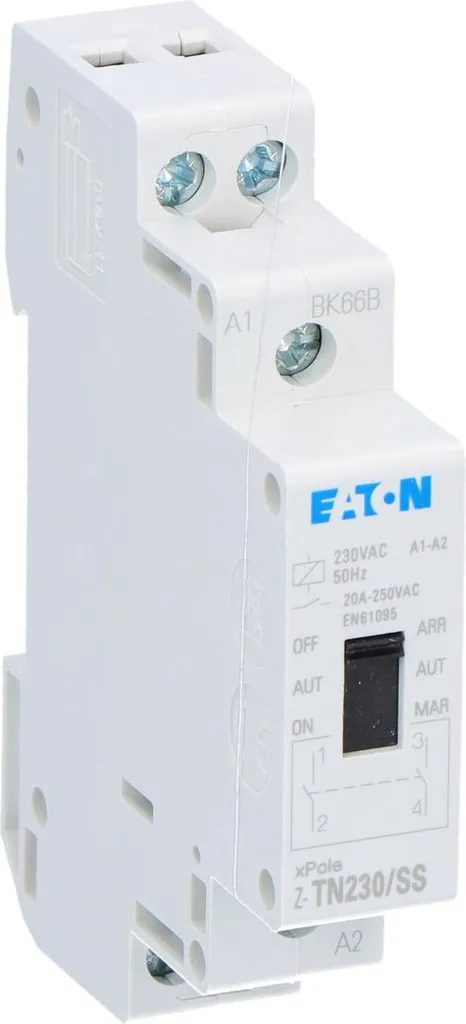 Relais de présélection 230V 20A 2S - Contacteur Silencieux Rail DIN 230V