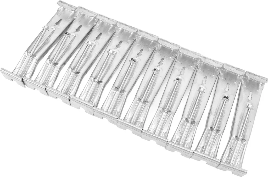 Lot de 20 Équerres de Gouttière avec Support Caché et Vis de Fixation - 3