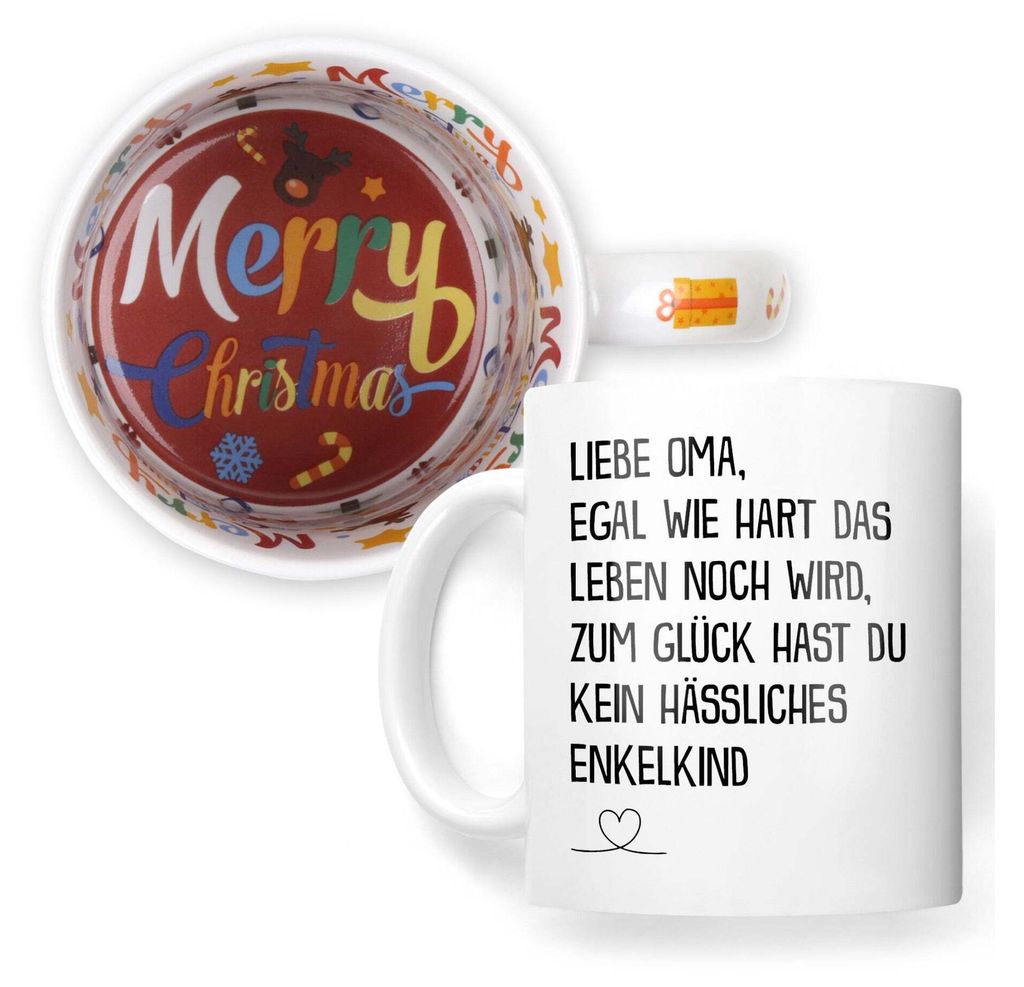 22Feels Weihnachtsgeschenk Oma Geschenk Grossmutter Tasse Produktbild 