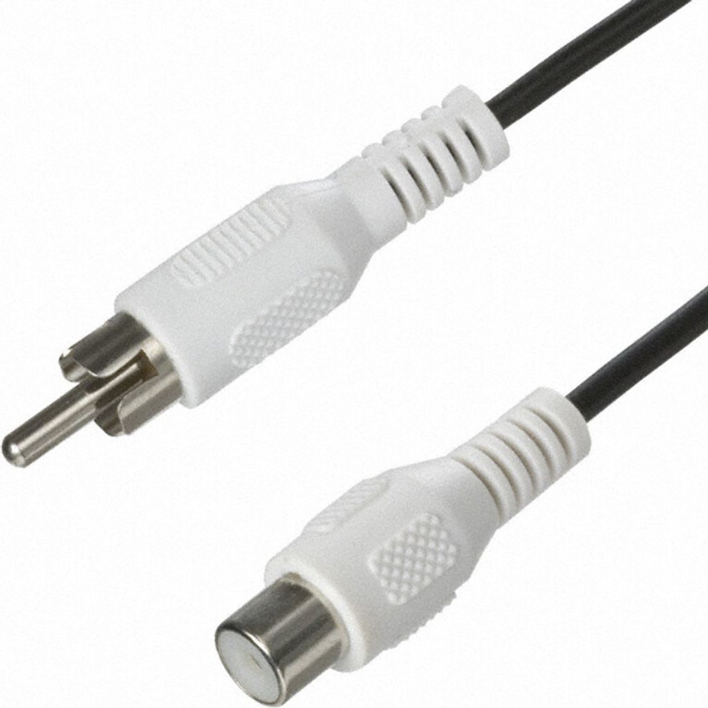 2,5 m Cinchverlängerung einfach Stecker/Kupplung Produktbild 