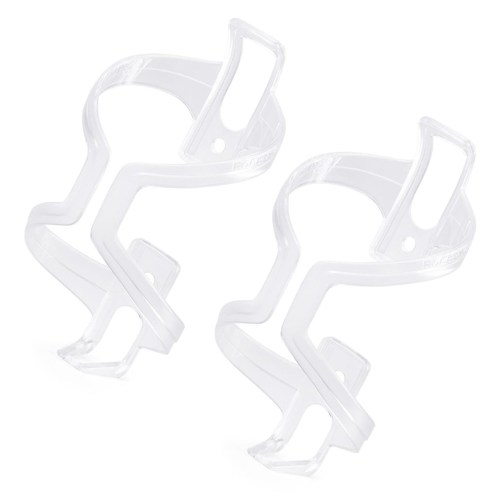 ROCKBROS 2PCS Flaschenhalter 24g Leicht Fahrrad Getränkehalter PC für MTB Rennrad Transparent